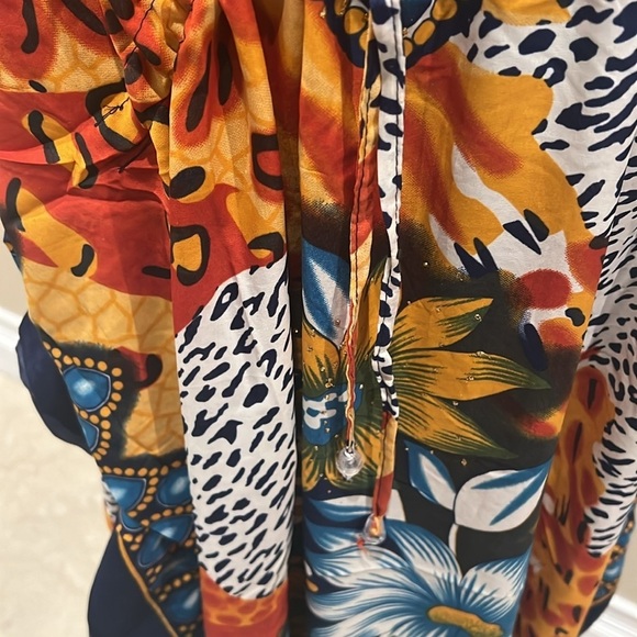 Caftan women luxury dress, Beach wear kaftan resort wear Vacation dress 1906 - Picture 6 of 9